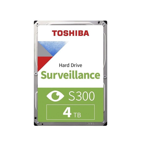TOSHIBA S300 HDWT840UZSVA 4TB 3.5" 128MB SATA-3 Güvenlik Diski ( RESMİ DİST 3 YIL GARANTİLİ)