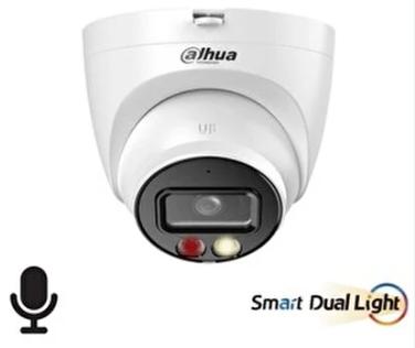 DAHUA IPC-HDW2449T-S-IL-0280B 1/2.8 4 MP 2.8MM SD-KART IP67 DAHİLİ MİK. FULL COLOR DOME IP KAMERA
