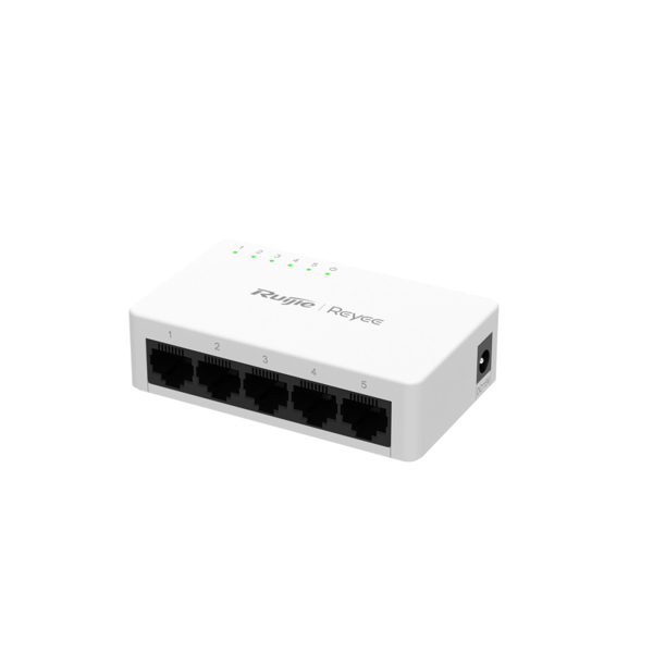Reyee RG-ES05F 5 Portlu, 10/100 Fast Ethernet Tak Çalıştır Switch Plastik Kasa