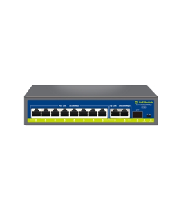 UNİSİGHT-HIF0821GBL 8 PORT 10/100 POE 2 PORT GIGA UPLİNK 1 PORT SFP